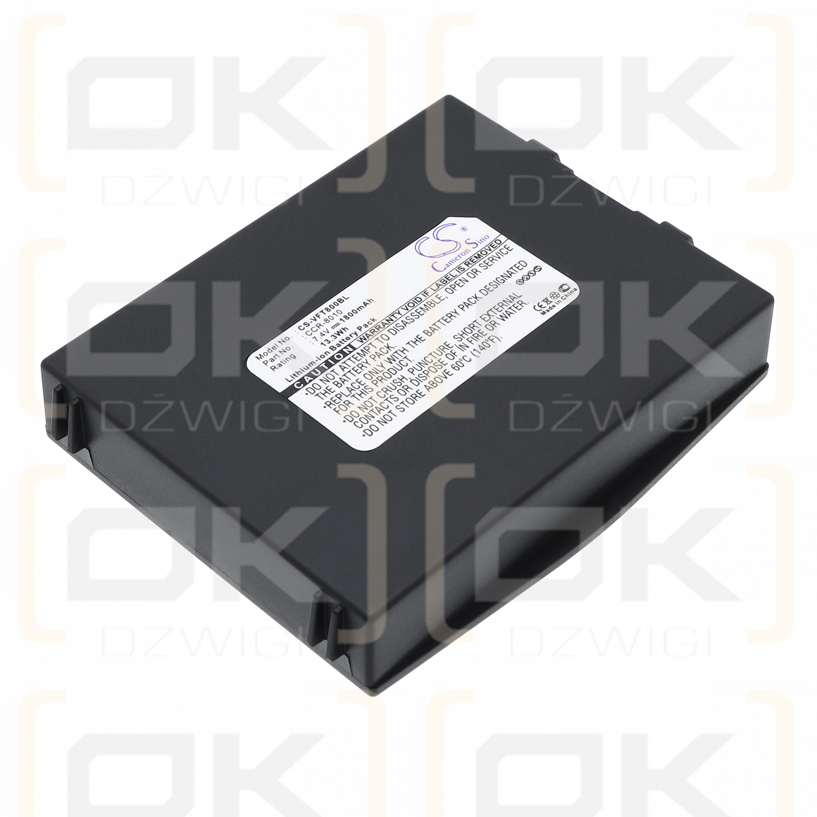 Máquinas de tarjetas de crédito inalámbricas VeriFone Nurit 3010 / CCR-8010 1800 mAh Li-ion 7,4 V (Cameron Sino)