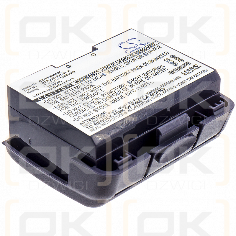 VeriFone vx680 kabelloses Kreditkartengerät / BPK268-001-01-A 1800 mAh Li-Ion 7,4 V (Cameron Sino)