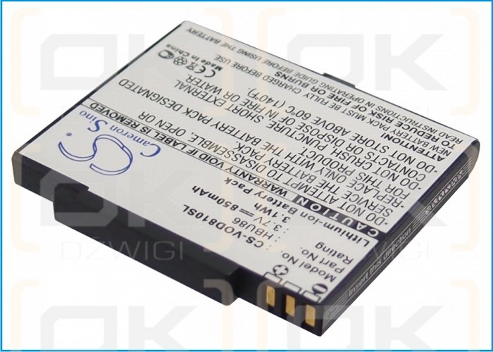 Vodafone VF810 / HBU86 850 mAh Li-Ion 3,7 V (Cameron Sino)