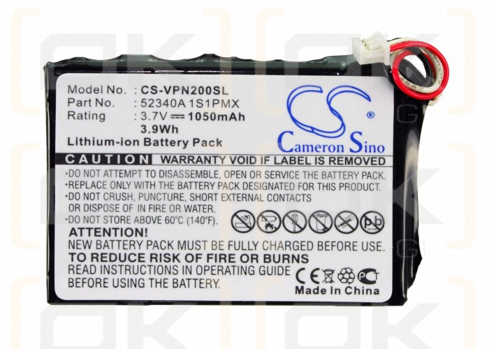 VDO Dayton MS2100 / 52340A 1S1PMX 1050 mAh Li-Ion 3,7 V (Cameron Sino)