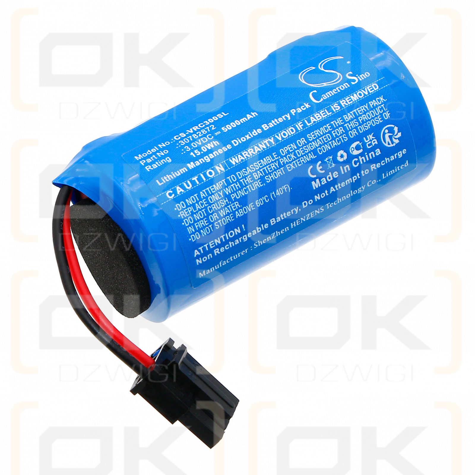 VOLVO XC90 2009 - 2014 / 30782872 5000 mAh Li-MnO2 3 V (Cameron Sino)