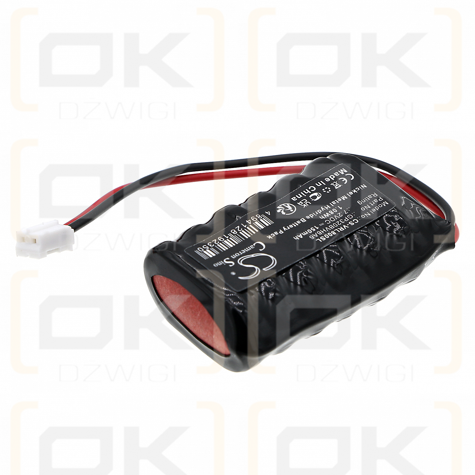 VOLVO 91110042 / GP320BVH6A6 150mAh Ni-MH 7.2V (Cameron Sino)