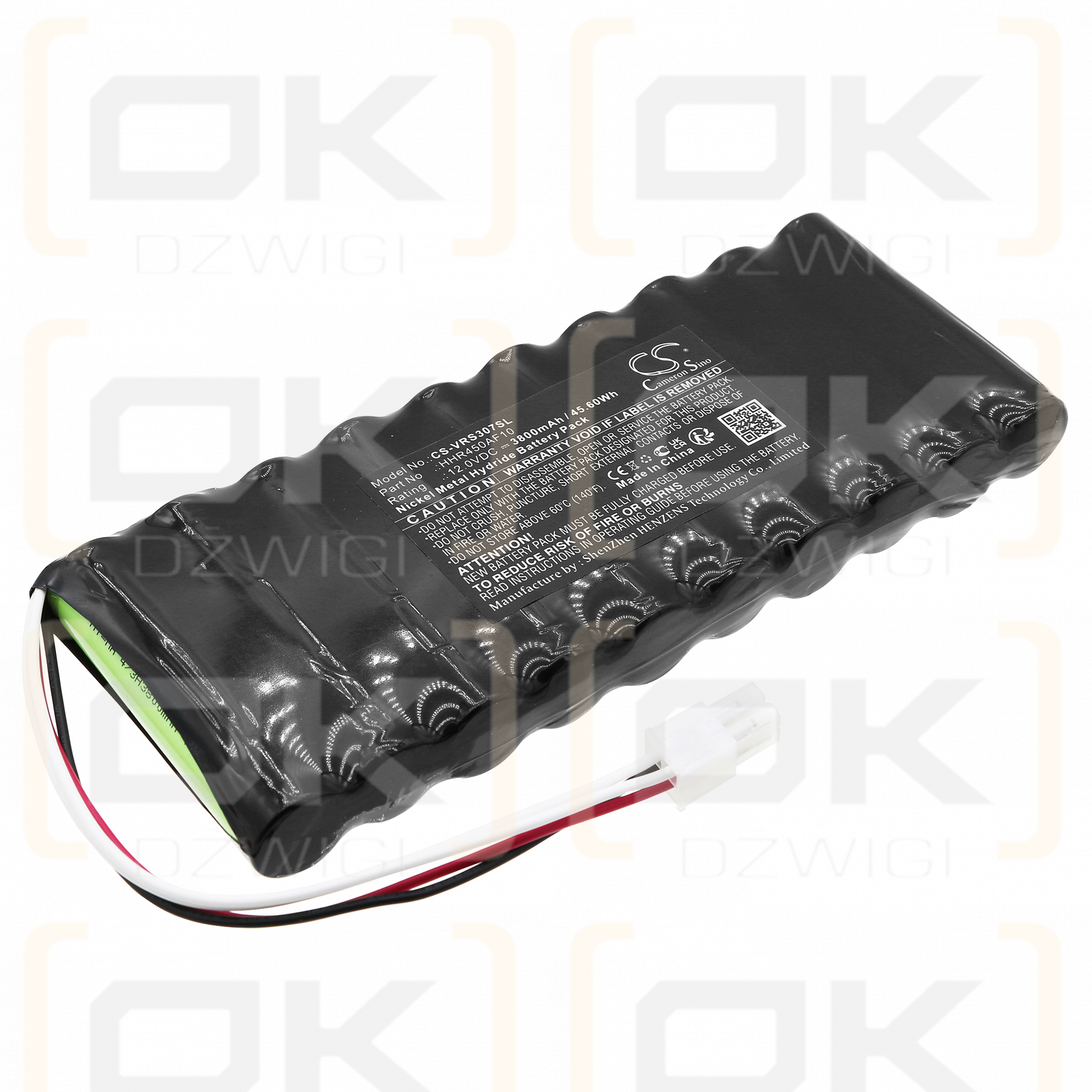 KWS ELECTRONIC Varos 307 / HHR450AF10 3800mAh Ni-MH 12.0V (Cameron Sino)