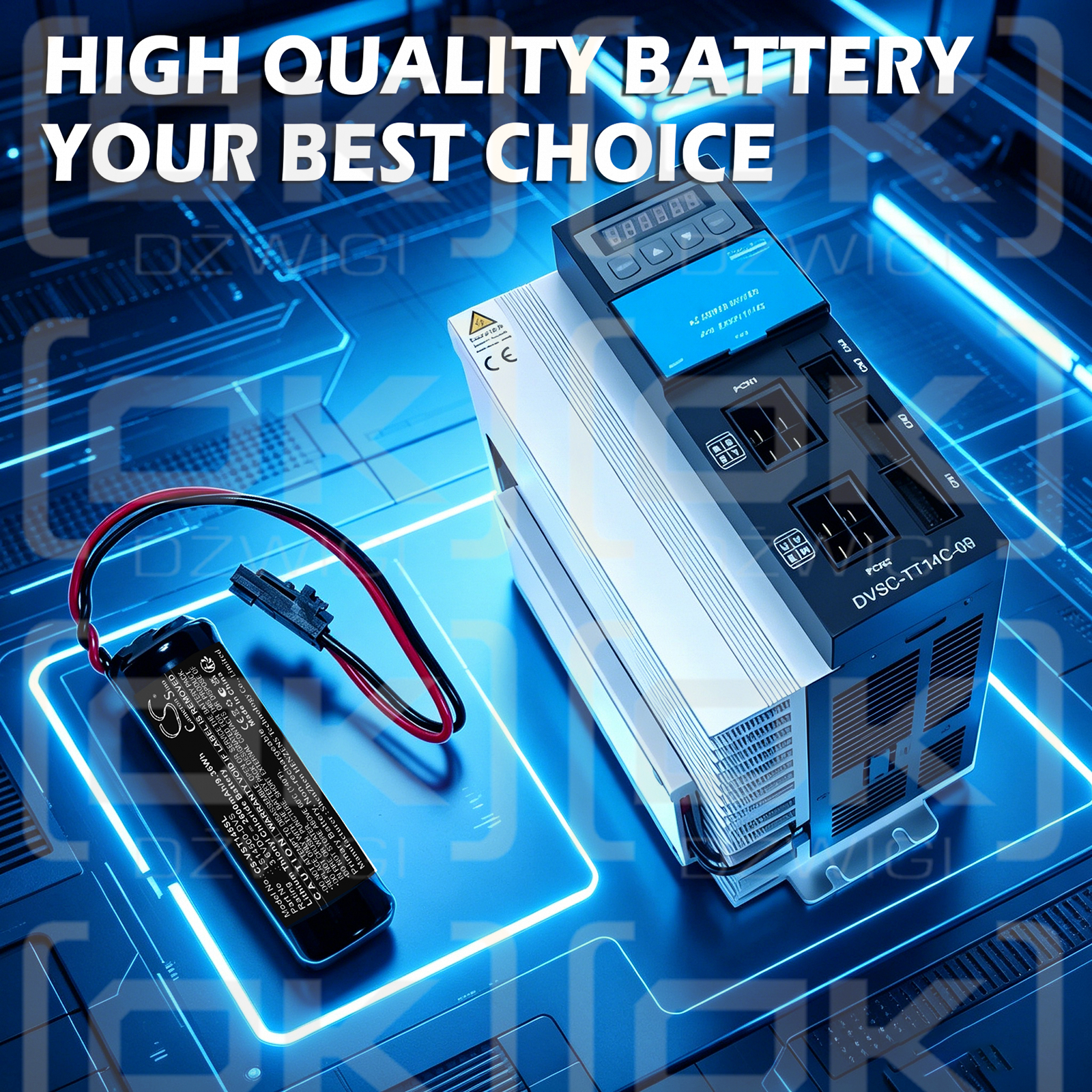 Replacement Battery for Vision Servo DVSC-TT / LS14500-DVS 2600 mAh Li-SOCl2 3.6 V (Cameron Sino)