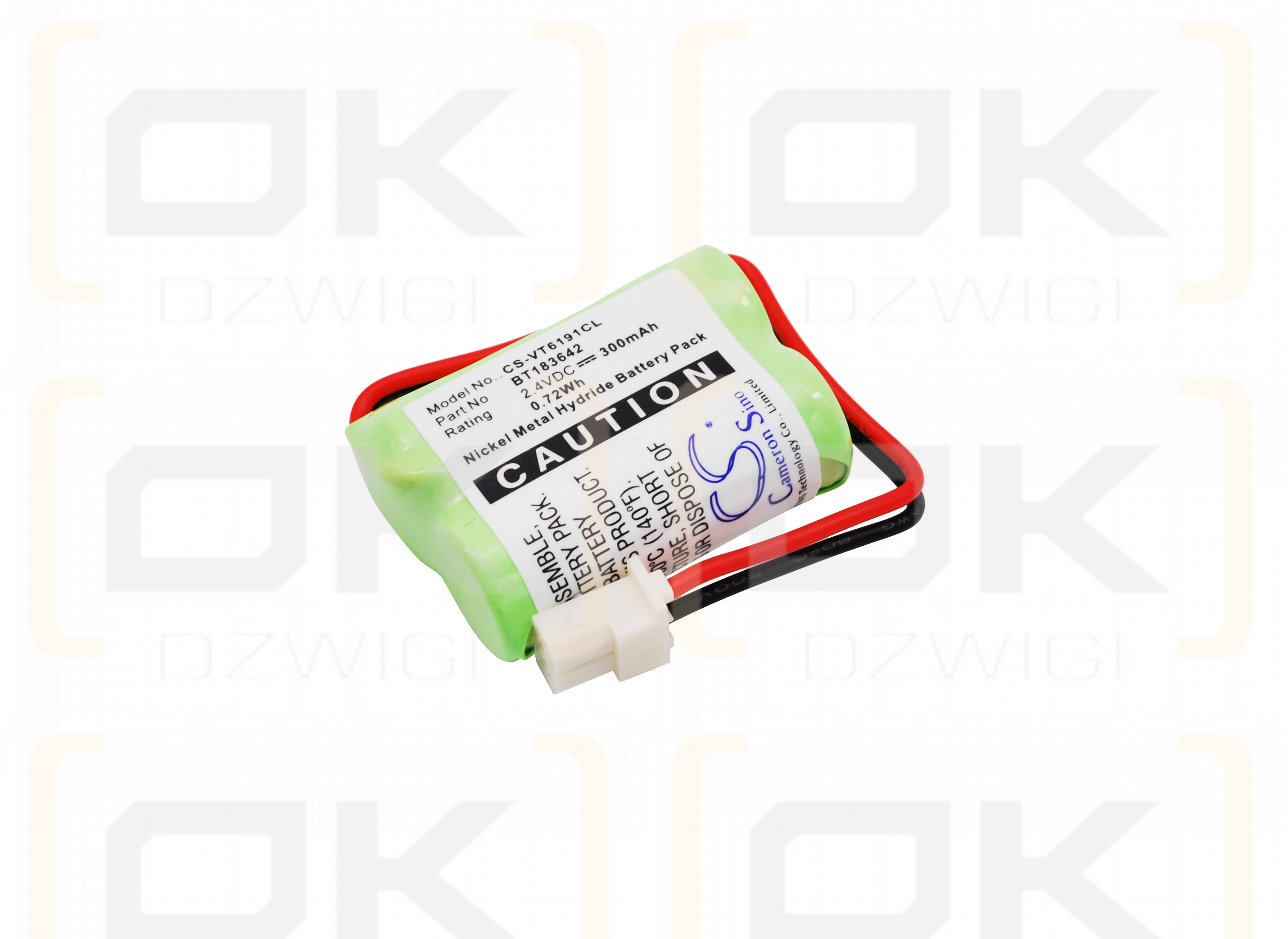 V Tech LS6195 / BT183642 300mAh Ni-MH 2.4V (Cameron Sino)