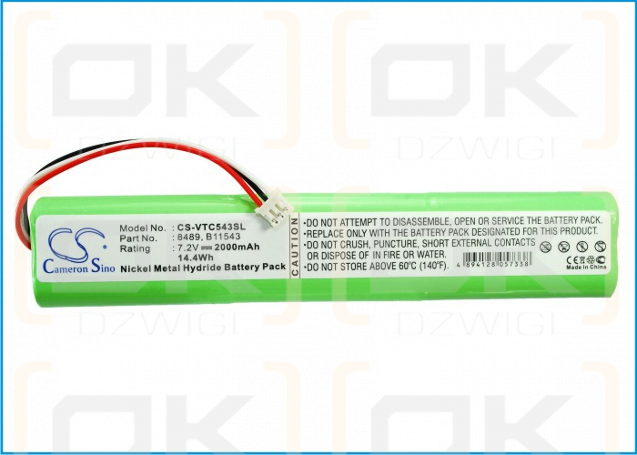 Vetronix 03006735 / 8489 2000mAh Ni-MH 7.2V (Cameron Sino)