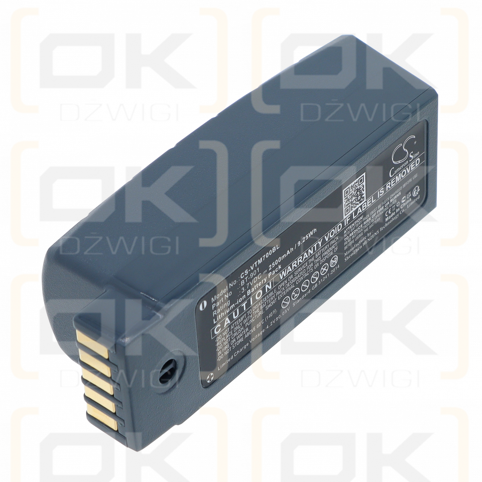 Honeywell Voice A700 / BT-901 2500 mAh Li-Ion 3,7 V (Cameron Sino)