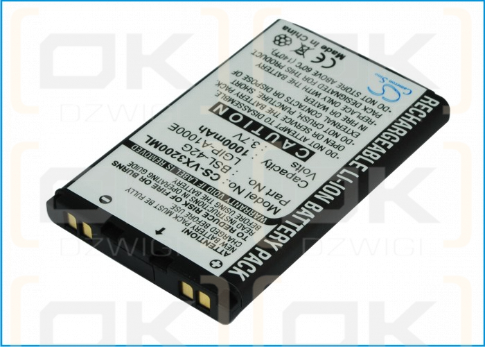 LG PM-125 / SBPL0075701 1000 mAh Li-Ion 3,7 V (Cameron Sino)