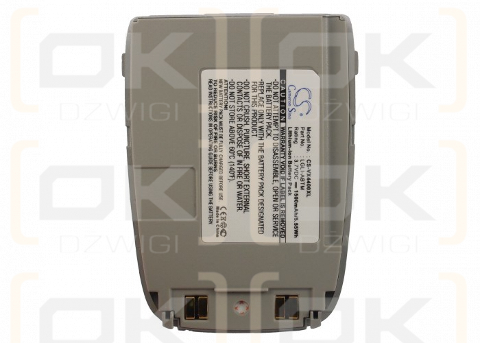 Сменный литий-ионный аккумулятор для LG 4000 / LGLI-ABTM 1500 мАч 3,7 В (Cameron Sino)