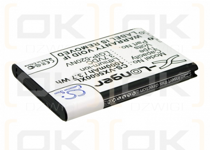 LG Revere LG-VN150PP / LGIP-520NV 1000 mAh Li-Ion 3,7 V (Cameron Sino)