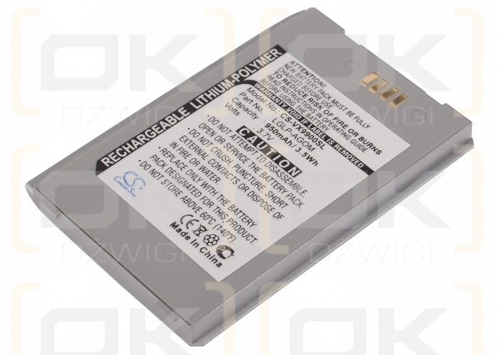 Сменный аккумулятор для LG VX9900 enV / LGLP-AGOM 950 мАч Li-ion 3,7 В (Cameron Sino)