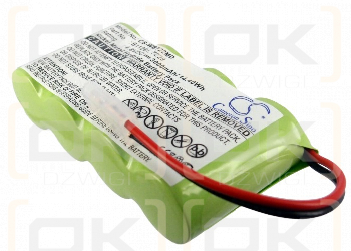 Welch-Allyn 12000 / B11261 3000mAh Ni-MH 4,8V (Cameron Sino)