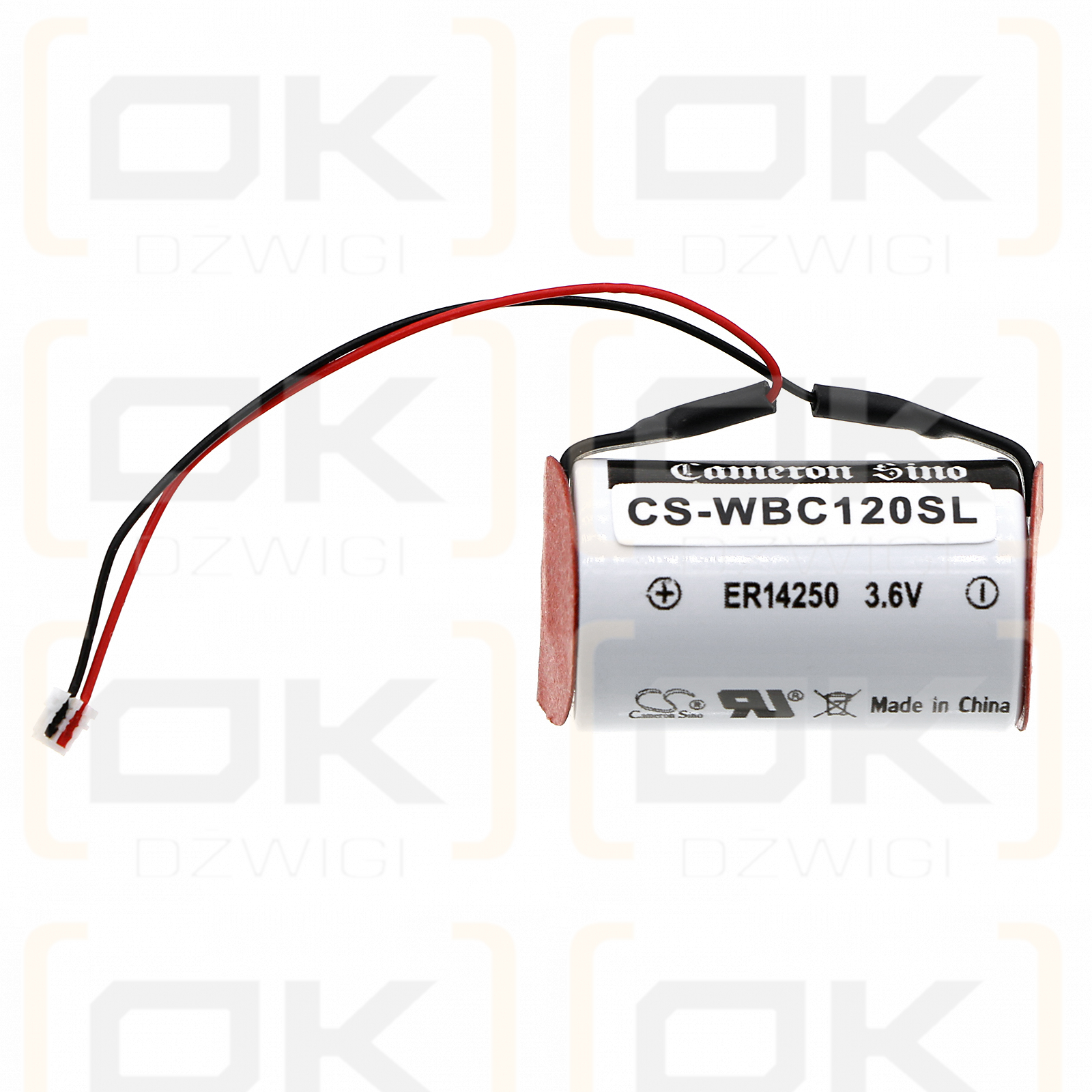 Chip azul DOM Winkhaus / 4765 1200mAh Li-SOCl2 3.6V (Cameron Sino)