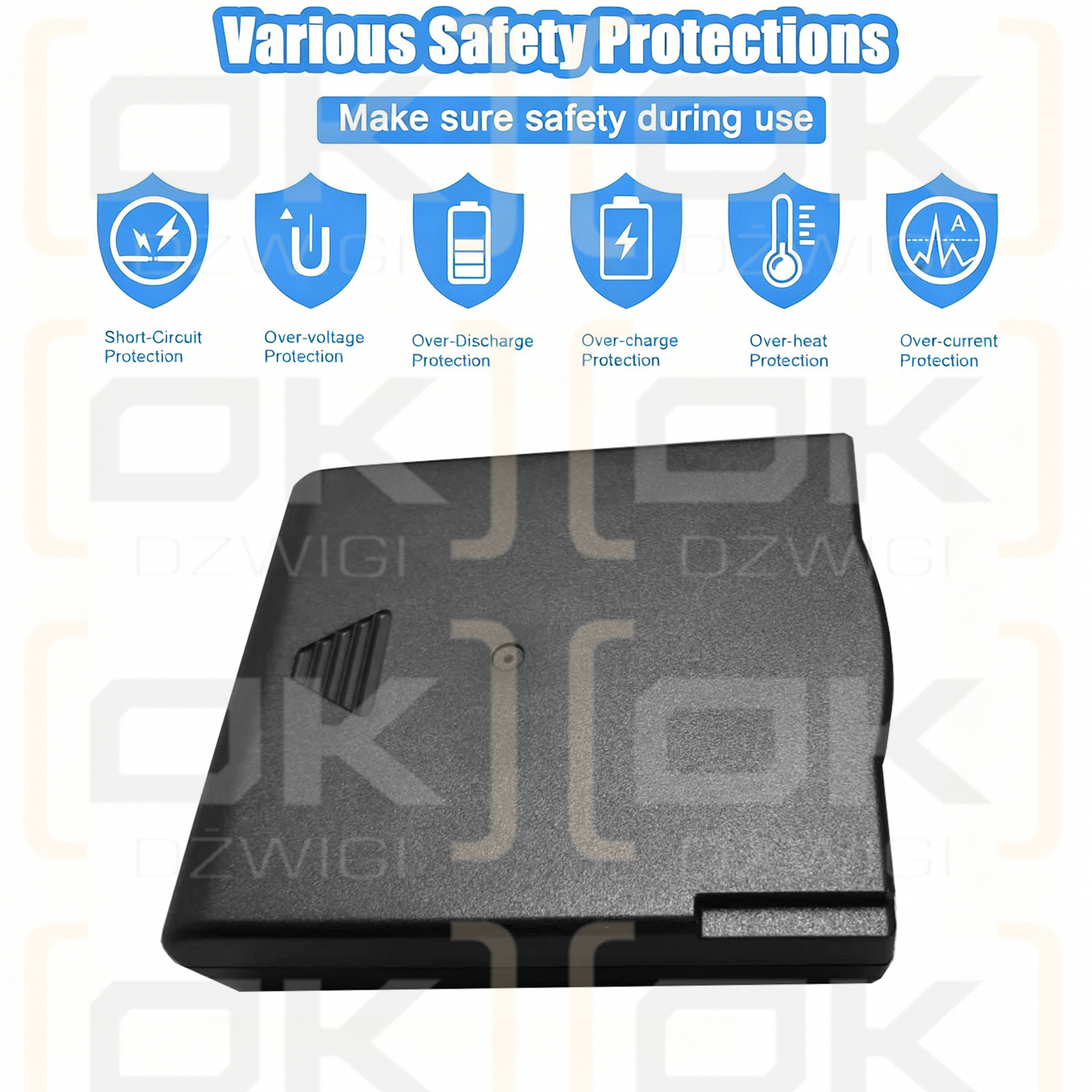 Replacement Battery for Welch-Allyn CP50 Electrocardiograph / BATT33 1900 mAh Li-ion 11.1 V (Cameron Sino)