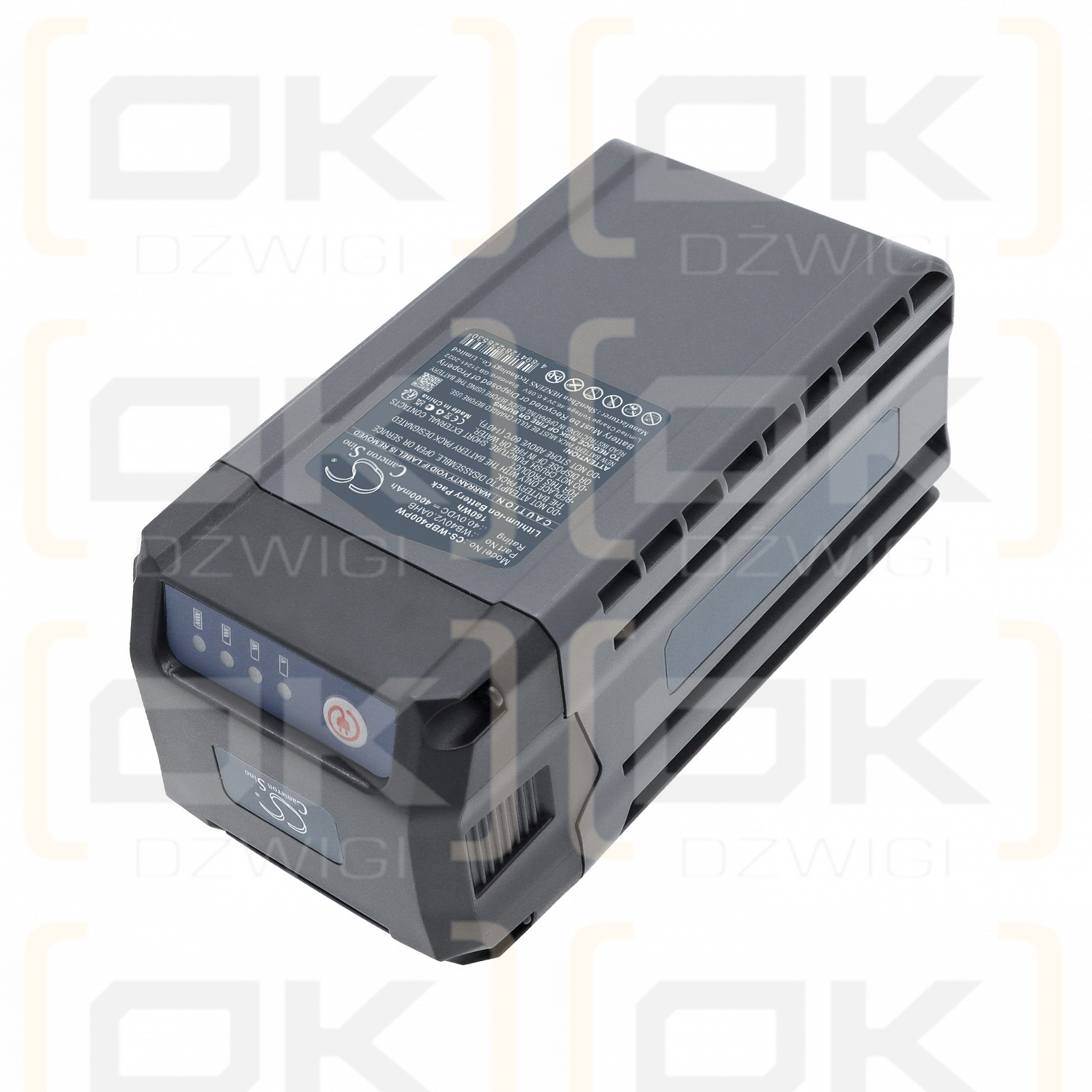 Batería de repuesto para desbrozadora Wild Badger Power 40V / WB40V2.0AHB 4000 mAh Li-ion 40 V (Cameron Sino)