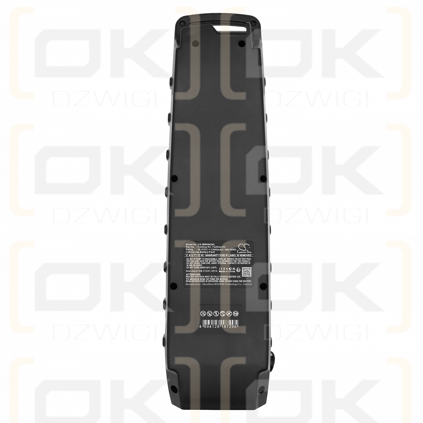 Winora Yukan 13000 mAh Li-Ion 36 V (Cameron Sino)