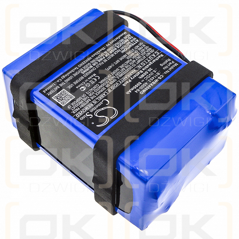 Paquete de baterías recargables Welch-Allyn 45MTO / B11453 5000mAh 6.0V (Cameron Sino)