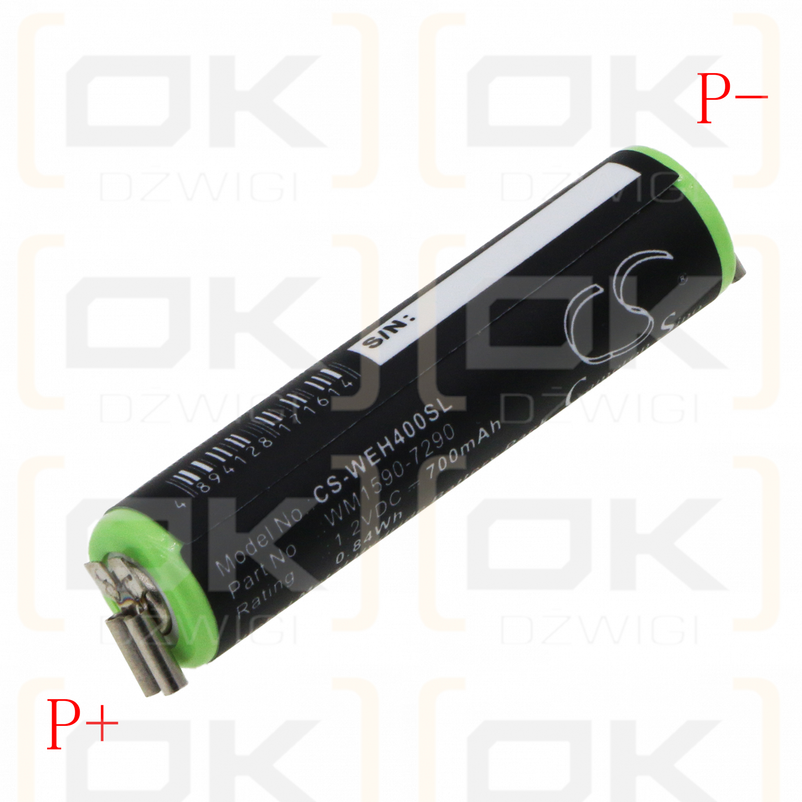 Wella Contura HS61 / WM1590-7290 700 mAh Ni-MH 1,2 V (Cameron Sino)