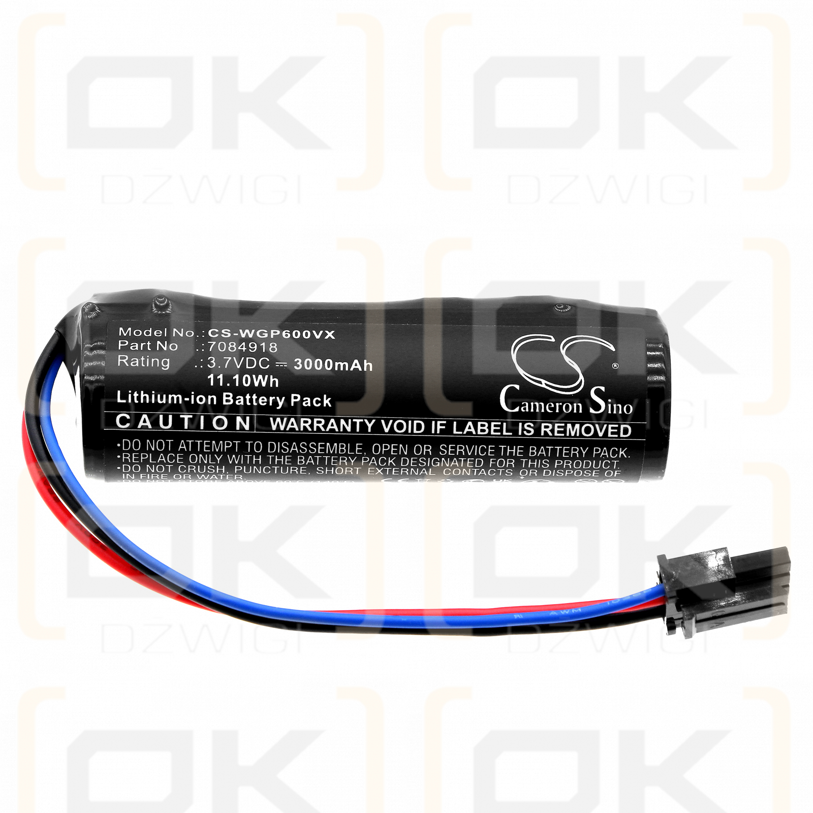 WOLF Garten Power 60 plus / 7084918 3000 mAh Li-Ion 3,7 V (Cameron Sino)