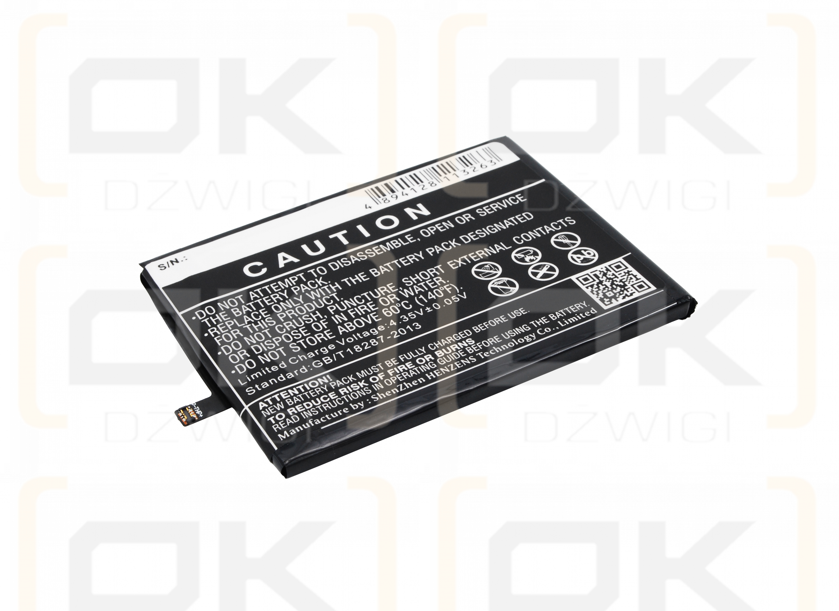 Wiko Fever 4G / TLP15J15 3000 mAh Li-Polymer 3,8 V (Cameron Sino)