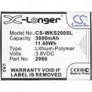 Wiko L5261AE / 5260 3000mAh Li-Polymer 3.8V (Cameron Sino)