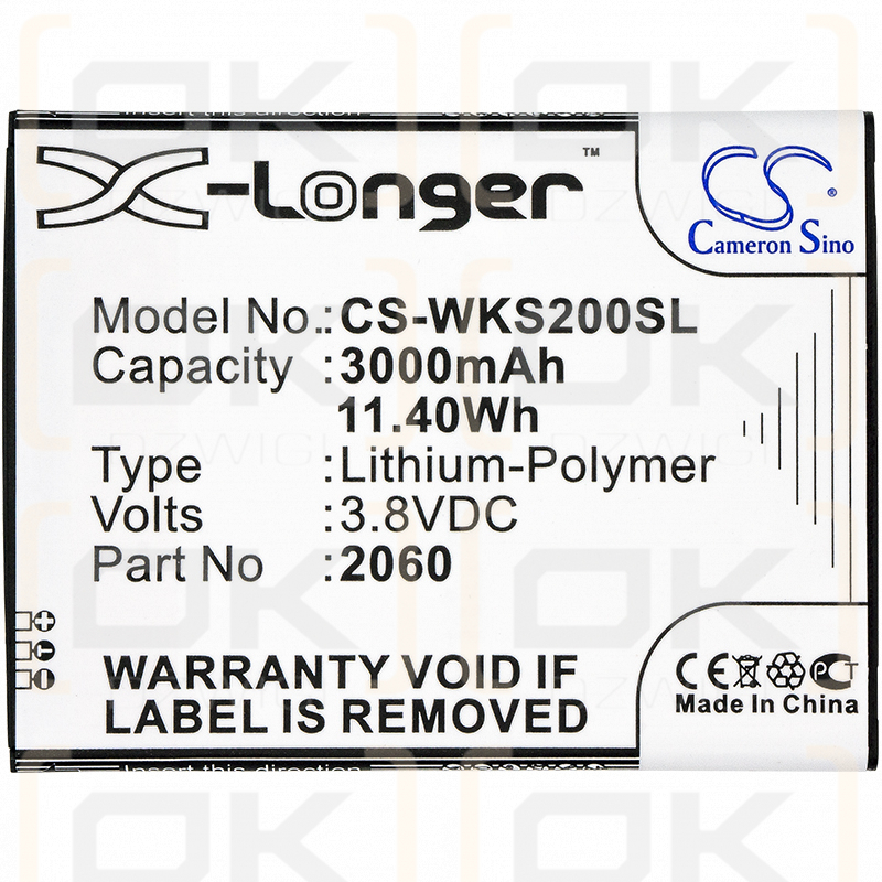 Wiko L5261AE / 5260 3000mAh Li-Polymer 3.8V (Cameron Sino)