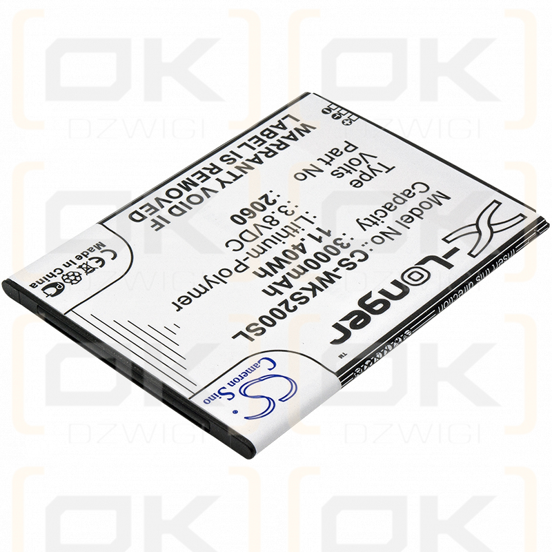 Wiko L5261AE / 5260 3000mAh Li-Polymer 3.8V (Cameron Sino)