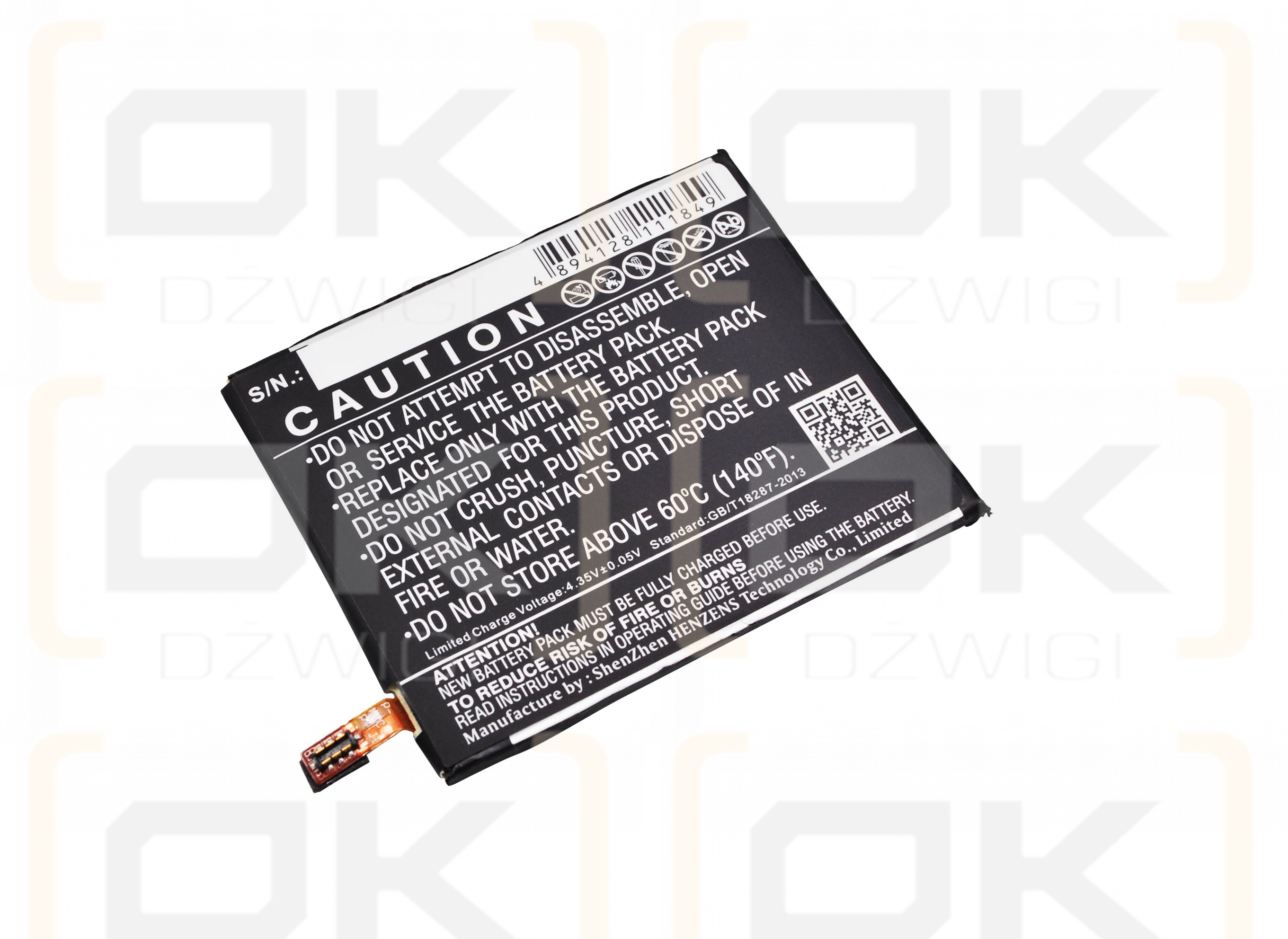 Wiko Highway Signs 3G / TLN14H22 2000mAh Li-Polymer 3.8V (Cameron Sino)