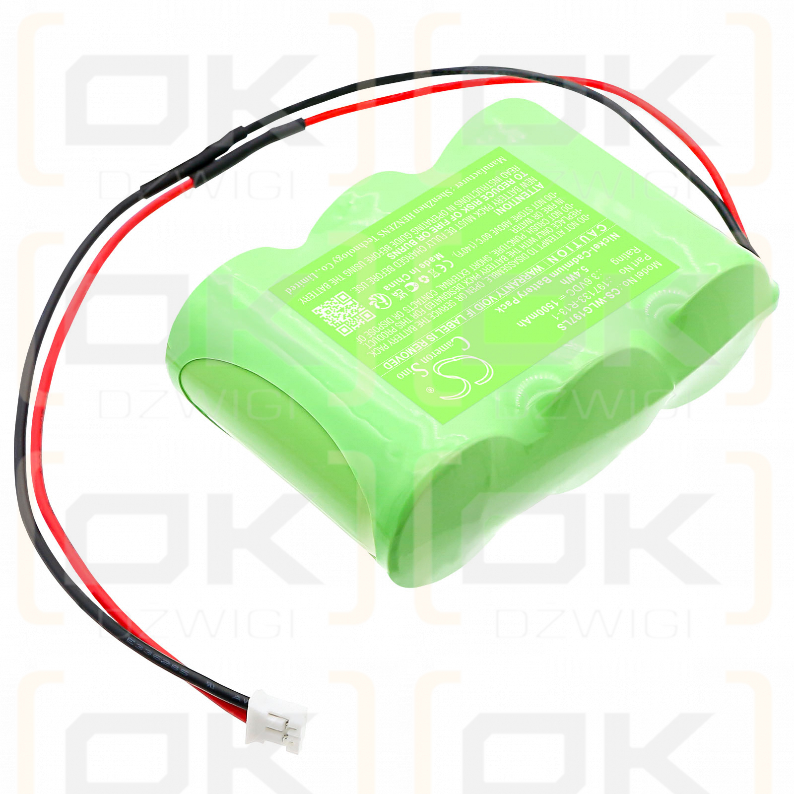 Willing Wi200552 3 VTCS / 197133-R13-1 1500mAh Ni-CD 3.6V (Cameron Sino)
