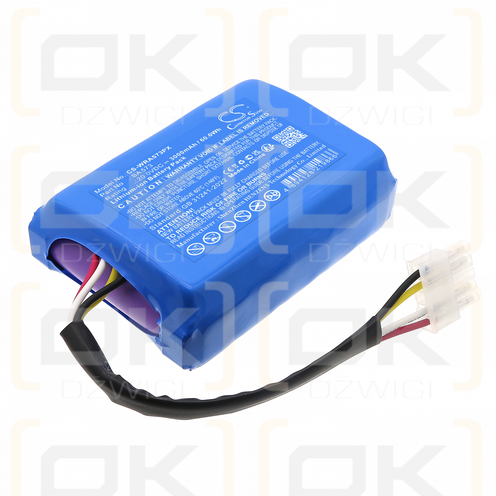 Mowox RM 900 WiU-SC / BA 573 3000mAh Li-ion 20.0V (Cameron Sino)