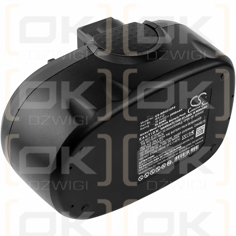 Worx WG901 / WA3127 2000mAh Ni-MH 18.0V (Cameron Sino)