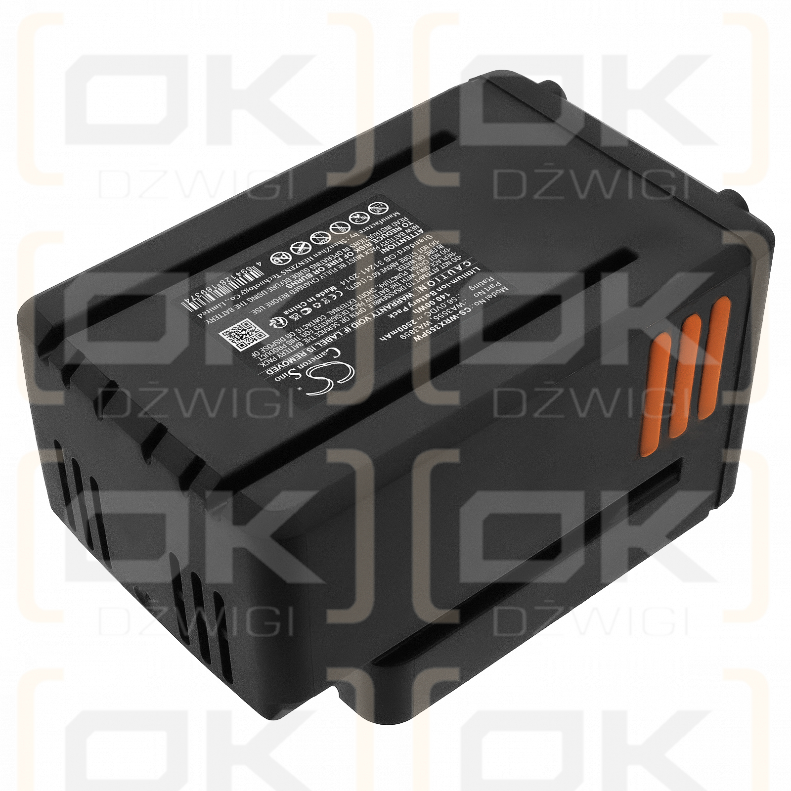 Worx WG291 / WA3555 2500 mAh Li-Ion 56 V (Cameron Sino)