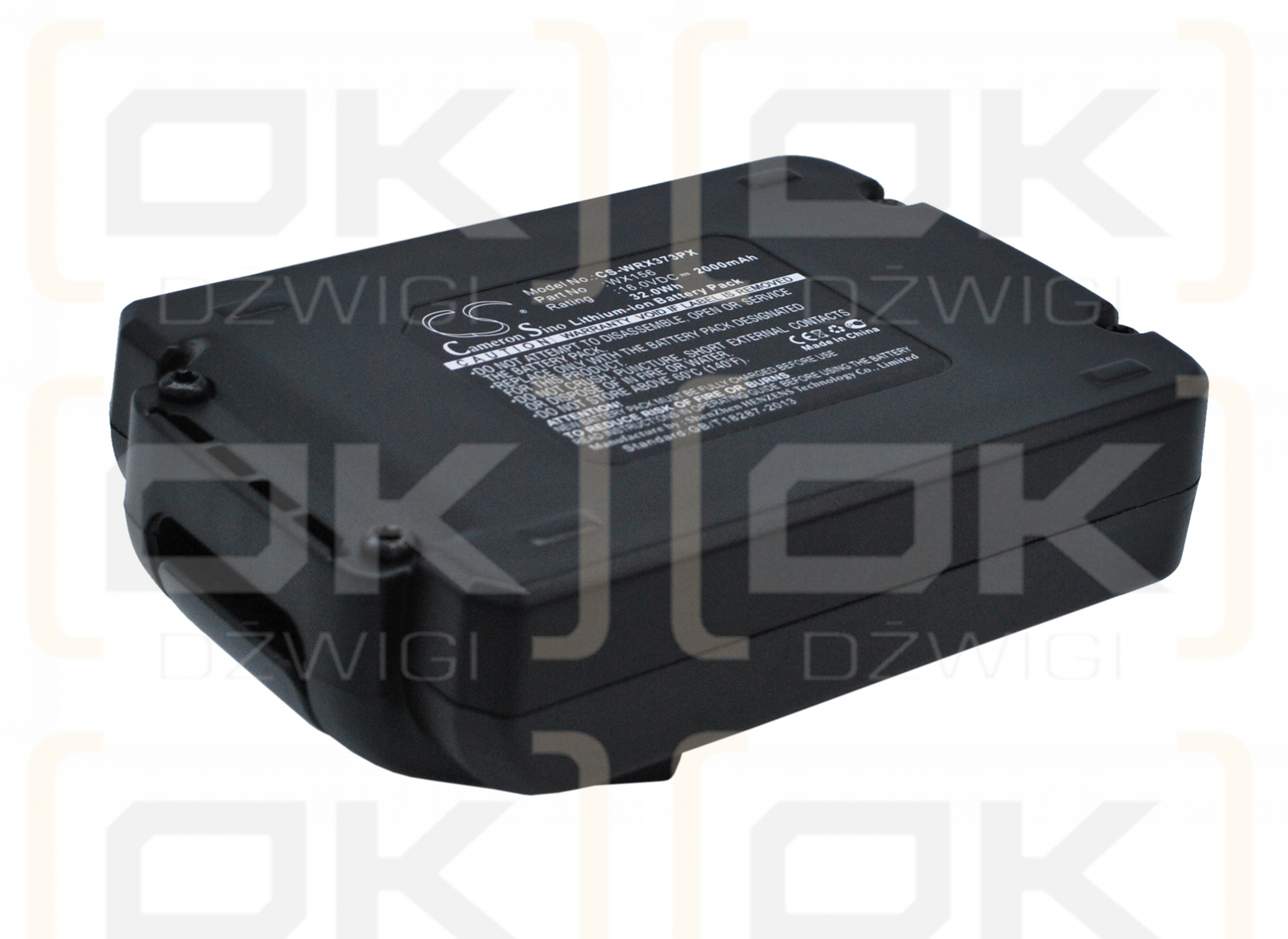 Worx WX156.1 / WX156 2000 mAh Li-Ion 16,0 V (Cameron Sino)