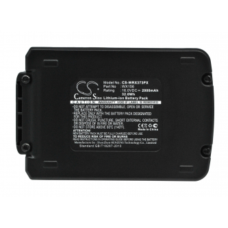 Worx WX156.1 / WX156 2000 mAh Li-Ion 16,0 V (Cameron Sino)