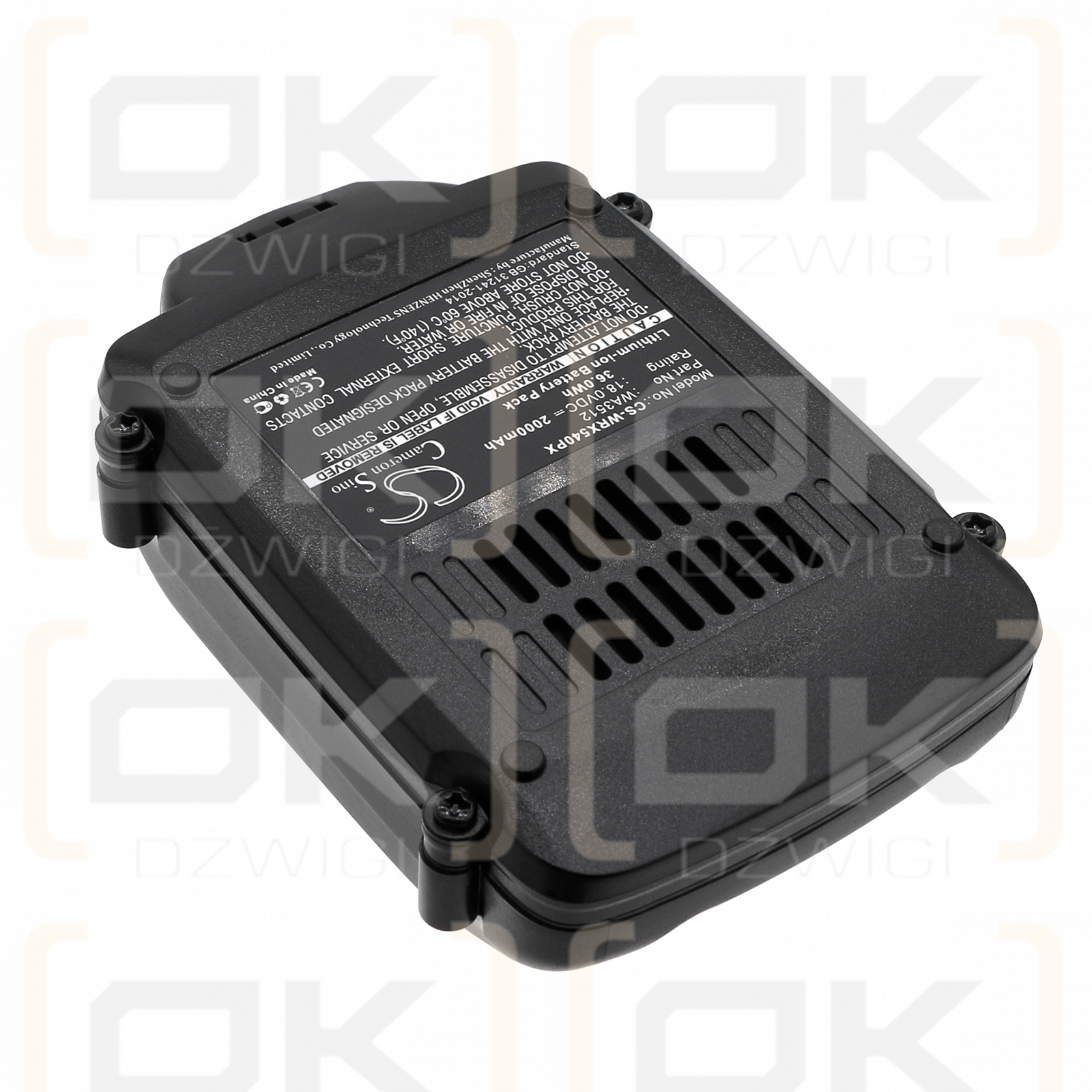 Worx WX502.1 / WA3551.1 2000 mAh Li-Ion 18,0 V (Cameron Sino)