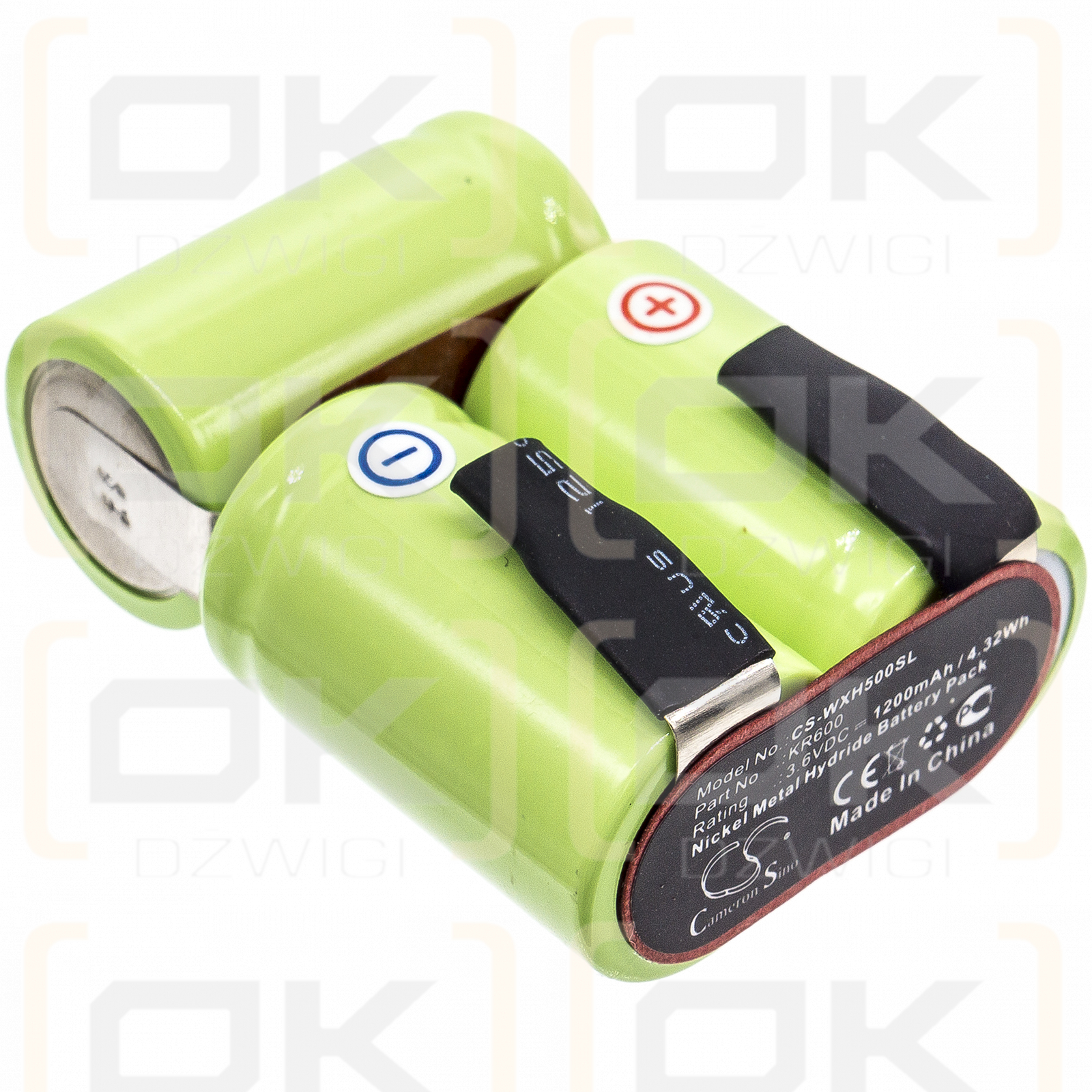 Wella Xpert HS50 / KR600 1200mAh Ni-MH 3.6V (Cameron Sino)