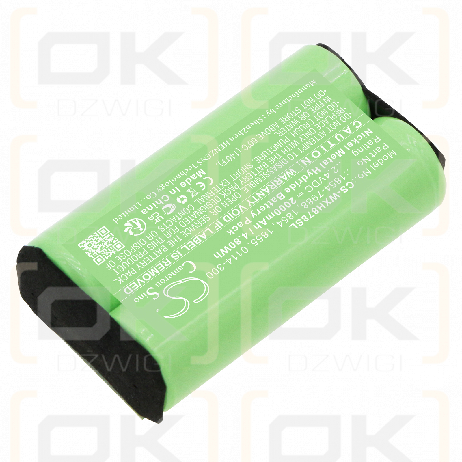 Wahl 8786 / 1854-7988 2000 mAh Ni-MH 2,4 V (Cameron Sino)