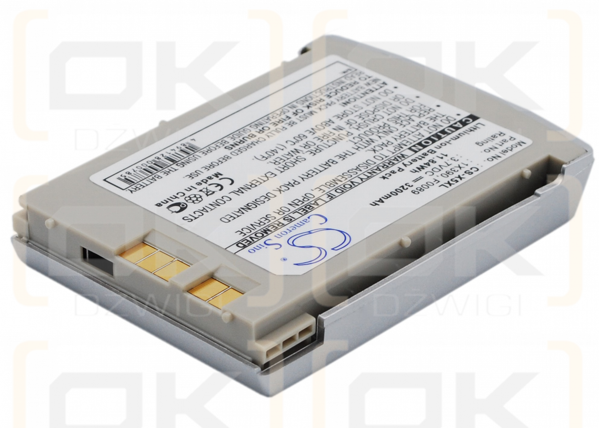 Bateria zamienna do Dell Axim X5 / 1X390 3200 mAh Li-ion 3.7 V (Cameron Sino)
