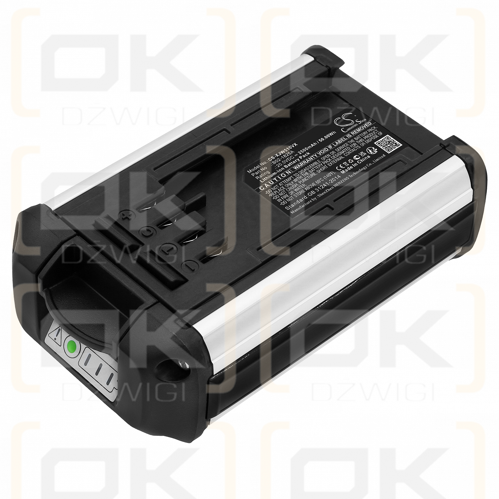 Jimmy JW31 / B02-1825A 2500 mAh Li-Ion 20,0 V (Cameron Sino)