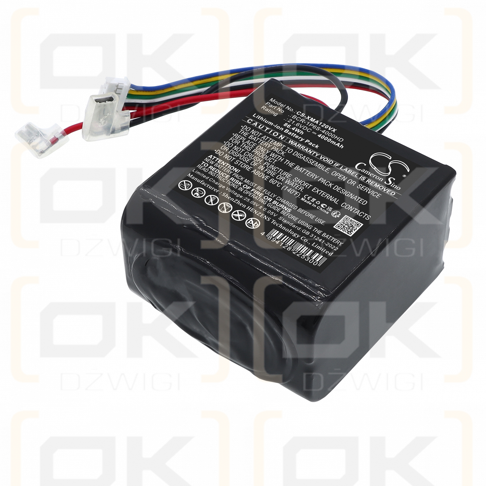 Roborock A10 Ultra E / BCR-1P6S-4000HD 4000 mAh Li-ion 21.6 V (Cameron Sino)