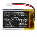 XP Metal Detectors WSAII XL / D088WS-WTUBE 250mAh Li-Polymer 3.7V (Cameron Sino)