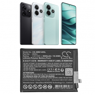 Xiaomi Xiaomi Redmi Note 14 5G / BN5U 5000mAh Li-Polymer 3.91V (Cameron Sino)