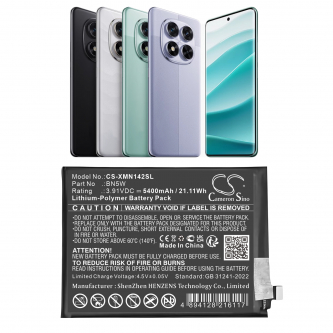 Redni Note 14 Pro / BN5W 5400mAh Li-Polymer 3.91V (Cameron Sino)