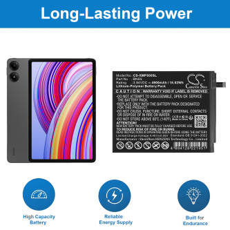 Redmi Pad Pro / BN5S 4900 мАч литий-полимерный 3,84 В (Cameron Sino)