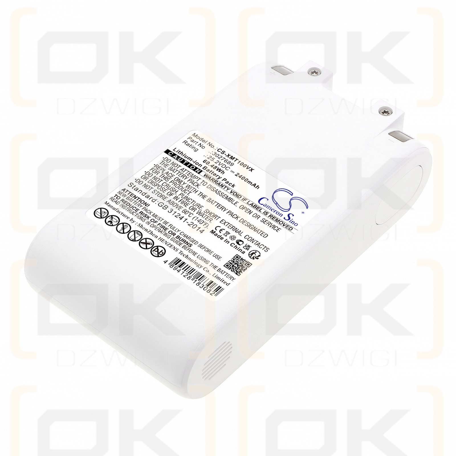 Xiaomi Dreame T20 / P2046-7S1P-BCB 2400 mAh Li-Ion 25,2 V (Cameron Sino)