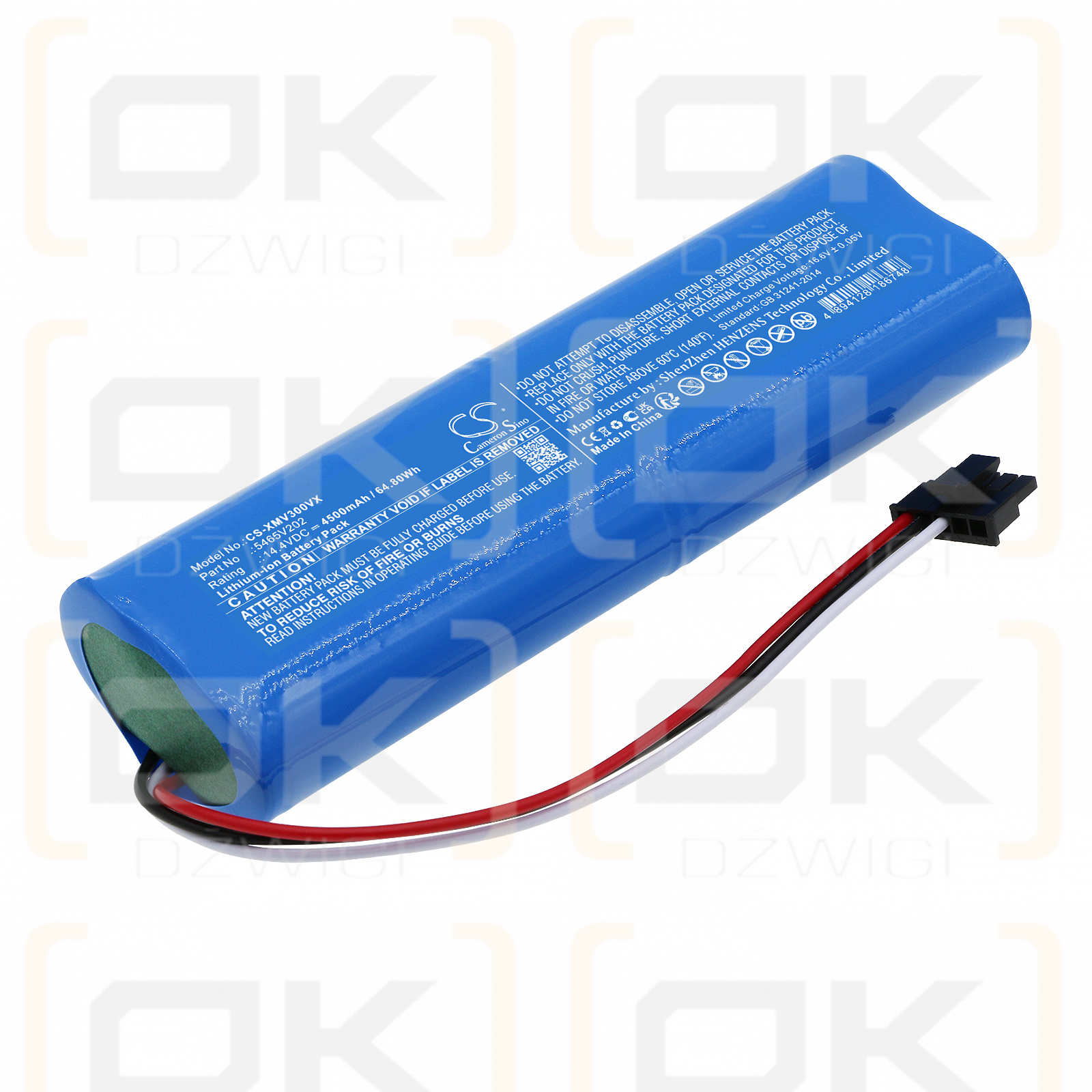 Xiaomi Viomi V3 / 5465V202 4500 mAh Li-Ion 14,4 V (Cameron Sino)