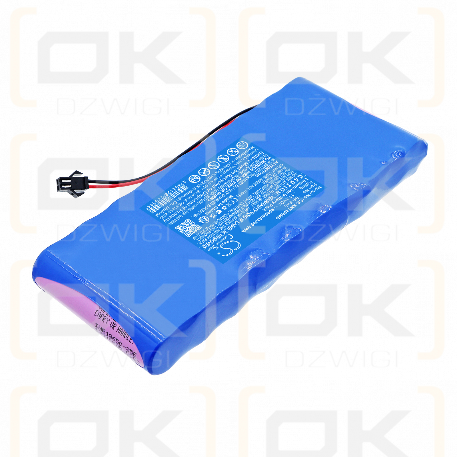 Сменный аккумулятор для аппарата ИВЛ Oxivent Oxi4 Plus / BP-P45 9000 мАч Li-ion 11,1 В (Cameron Sino)