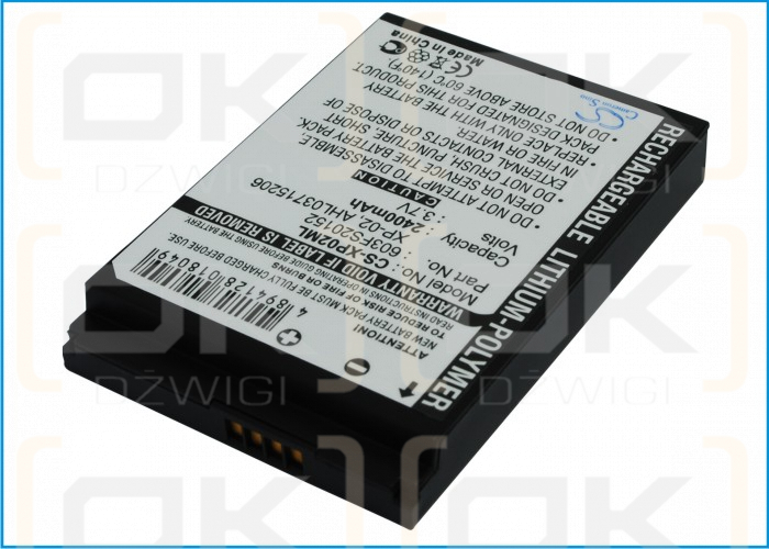 Bateria zamienna do O2 XDA Apollo / XP-02 2400 mAh Li-Polymer 3.7 V (Cameron Sino)