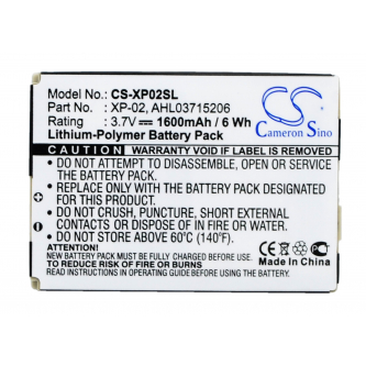 Bateria zamienna do O2 XDA Comet / XP-02 1600 mAh Li-Polymer 3.7 V (Cameron Sino)