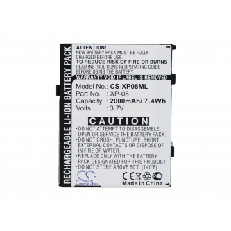 O2 XDA Flame / XP-08 2000 mAh Li-Ion 3,7 V (Cameron Sino)